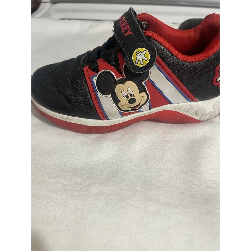 Mickey Mouse Light Up Shoes Boys Size 12
